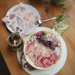Wochenendkuchen-Cheesecake, Goldstück, Goldstück-München, Café, Patisserie